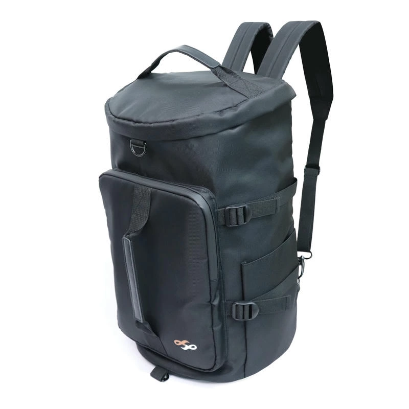 Cylindrical Tactical 1680D Backpack with Top-Loading Utility Design